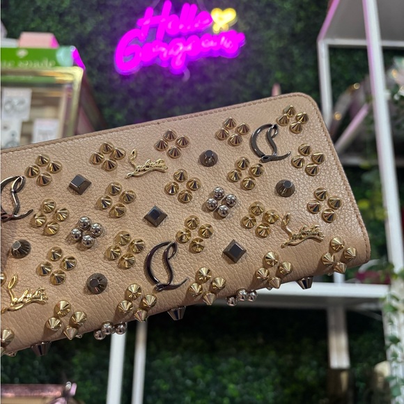 NWT Christian Louboutin Panettone Long Wallet 31752245271 Tan / Brown - Picture 5 of 14